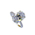 925 silver simulated diamond oval 8 * 12 Redion Diamond Bottom Cutting Explosive Product - MOWTE
