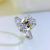 925 silver simulated diamond oval 8 * 12 Redion Diamond Bottom Cutting Explosive Product - MOWTE