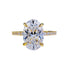 925 silver simulated diamond oval 8 * 12 Redion Diamond Bottom Cutting Explosive Product - MOWTE