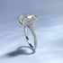 New Style High Carbon Diamond S925 Sterling Silver Luxury 10*12mm princess Ring - MOWTE