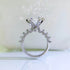 New 925 Sterling Silver 5 Carat Portuguese-Cut Aurora Six-Prong Women's Luxury Premium Ring - MOWTE