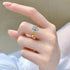 S925 Sterling Silver High-Carbon Simulated Diamond Emerald-Cut 7x10mm Rectangular Top-Selling Ring - MOWTE