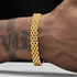 Polishing Bracelet Men's Hip Hop Street Rap Thin Gold Strap Bracelet Trendy - MOWTE