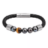 Purple Pearl Bracelet for Men Trendy Retro Versatile Weaving Rope Tiger Eye Stone Bracelet Women's High End Bracelet - MOWTE