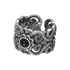 S925 sterling silver men's open ancient pattern ethnic style ring retro fashion personalized ring - MOWTE