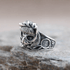 S925 pure silver precision kitten pirate Zoro eyes cat mouth for wealth cat men and women ring - MOWTE
