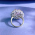 New Rich Lady's Happy Luxury Cherry Blossom Pink 10 * 12 Pink Diamond Ring - MOWTE