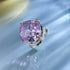 925 Silver Top Luxury Set Large Diamond Ring 15 * 15 High Carbon Diamond Wedding Ring Engagement Ring - MOWTE