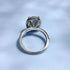 New 925 silver 9 * 12 oval pigeon egg high carbon diamond ring fashionable simple daily wear ring - MOWTE