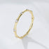S925 Pure Silver Simple Geometric Bamboo Knot Ring Light Luxury Stackable Ring Series - MOWTE