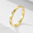 Four leaf clover pure silver ring light luxury simple and diamond inlaid ring - MOWTE