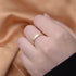 Four leaf clover pure silver ring light luxury simple and diamond inlaid ring - MOWTE