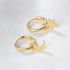 S925 Silver Star Moon Earrings Female Asymmetric Earrings - MOWTE