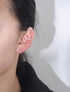 S925 pure silver pearl ear bone clip without ear hole - MOWTE