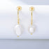S925 sterling silver irregular freshwater pearl earrings Baroque pearl earrings - MOWTE