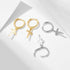 S925 sterling silver cross earrings and earrings - MOWTE