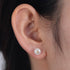 S925 pure silver small fragrance natural pearl earrings for women - MOWTE