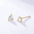 Earring set s925 pure silver chain earrings C-shaped ear buckle water drop zircon earrings - MOWTE
