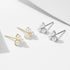 S925 sterling silver pearl earrings - MOWTE