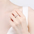 925 sterling silver ring transfer moissanite diamond ring engagement gift - MOWTE