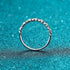 925 sterling silver ring transfer moissanite diamond ring engagement gift - MOWTE