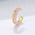 S925 pure silver drop glue hollow diamond inlaid earrings with ear bone clip without ear hole - MOWTE