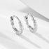 S925 pure silver French retro loop earrings - MOWTE