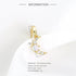 925 sterling silver star studs light luxury Australian treasure earrings - MOWTE