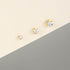 S925 sterling silver geometric Australian treasure fashion set studs - MOWTE