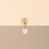 S925 sterling silver daily outfit with diamond studded tassel geometry 16g Devil's Eye diamond studded puncture thread earlobe and ear bone - MOWTE