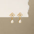 S925 silver design powder zirconium fashionable and popular earrings - MOWTE