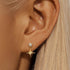 S925 silver design powder zirconium fashionable and popular earrings - MOWTE