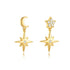 S925 silver design powder zirconium fashionable and popular earrings - MOWTE