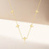 S925 pure silver simple men's and women's fashion multiple cross pendants trendy stacked collarbone necklace - MOWTE