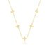 S925 pure silver simple men's and women's fashion multiple cross pendants trendy stacked collarbone necklace - MOWTE