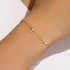 S925 Sterling Silver Star Blue Opal Stacked Bracelet - MOWTE