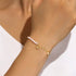S925 pure silver exquisite Australian Treasure Star AB chain pearl multi-element layered bracelet - MOWTE