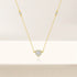 S925 pure silver daily pendant heart full diamond luxury necklace collarbone chain - MOWTE