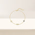 S925 sterling silver daily wear multi-element love/infinite loop demon eye bracelet - MOWTE