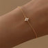 S925 pure silver small flower clover exquisite super fairy bubble diamond pearl bracelet - MOWTE
