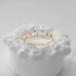 S925 Pure Silver Luxury Square Diamond Set Ring Women's Carat Ring - MOWTE