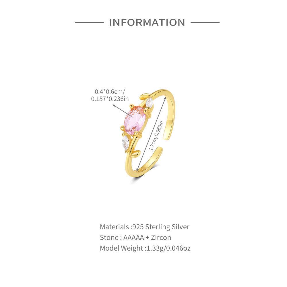 S925 Pure Silver Open Ring - MOWTE