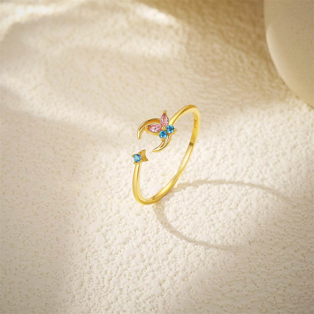 S925 Pure Silver Open Ring - MOWTE