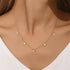 S925 sterling silver star moon inlaid with Australian treasure layering item - MOWTE
