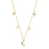 S925 sterling silver star moon inlaid with Australian treasure layering item - MOWTE