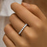 S925 pure silver luxury adjustable finger ring - MOWTE