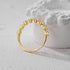 925 sterling silver single drain diamond studded engagement and wedding ring - MOWTE
