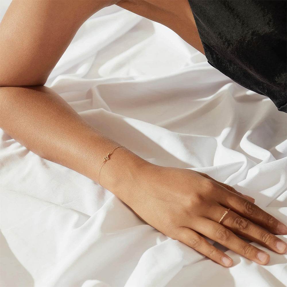 925 sterling silver women's stackable bracelet - MOWTE