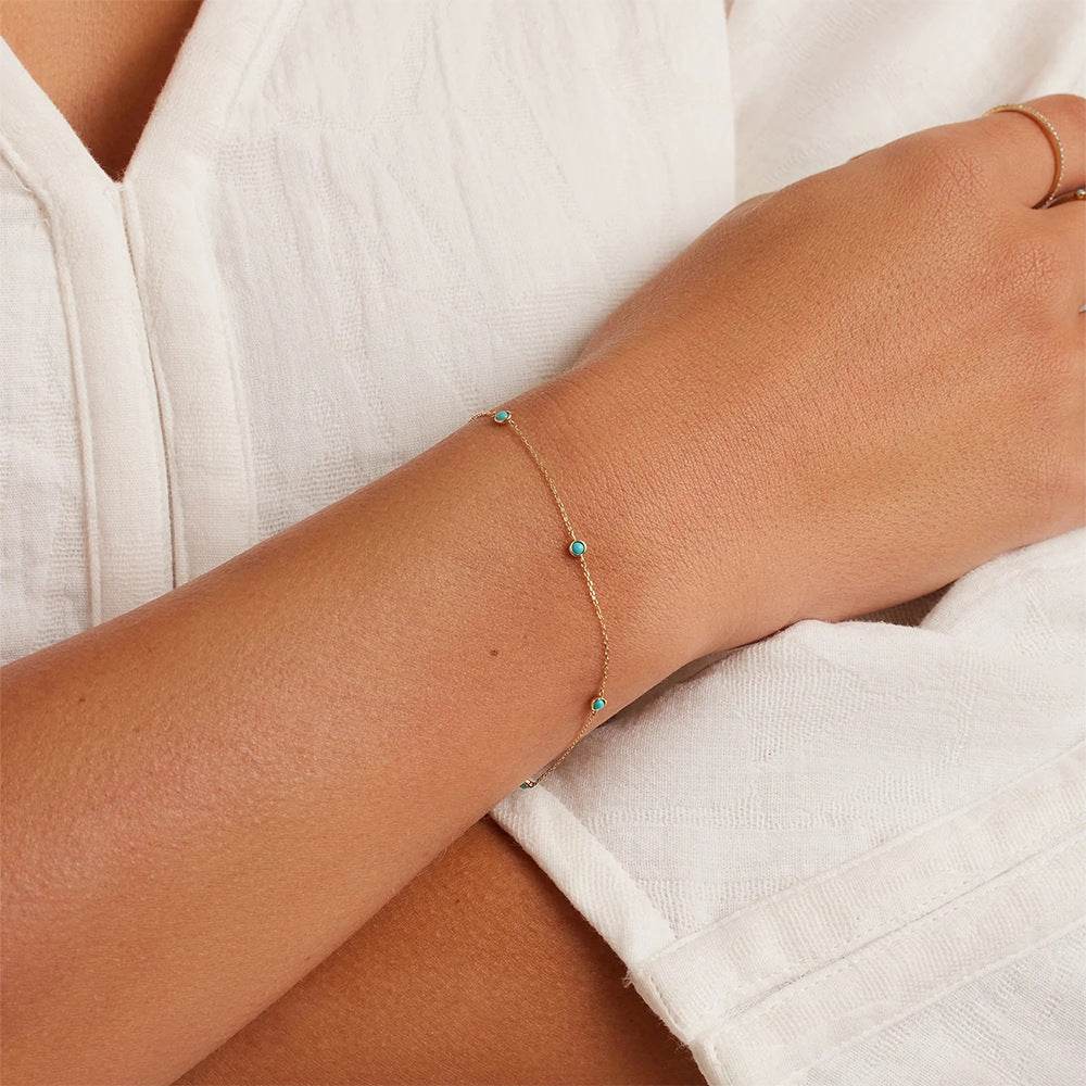 925 sterling silver women's stackable bracelet - MOWTE