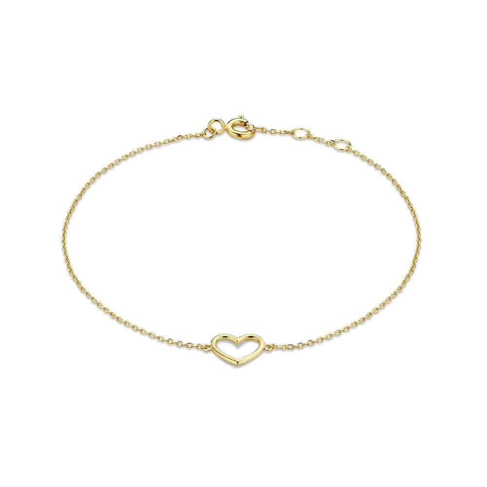 925 sterling silver women's heart stackable bracelet - MOWTE